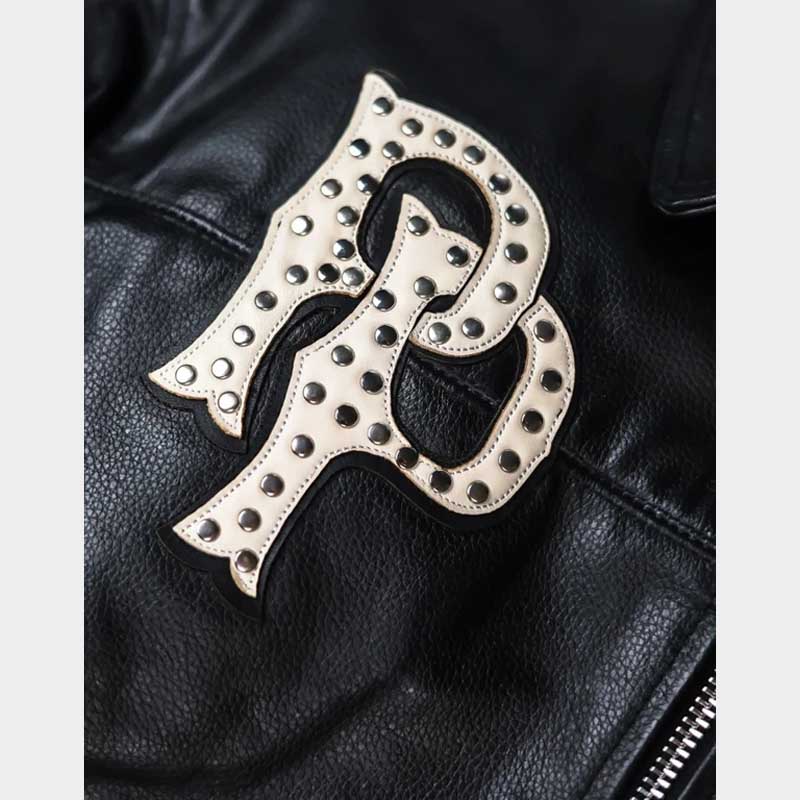 Pelle Pelle Black American Bruiser Plush Leather Jacket for Men Street Fashion