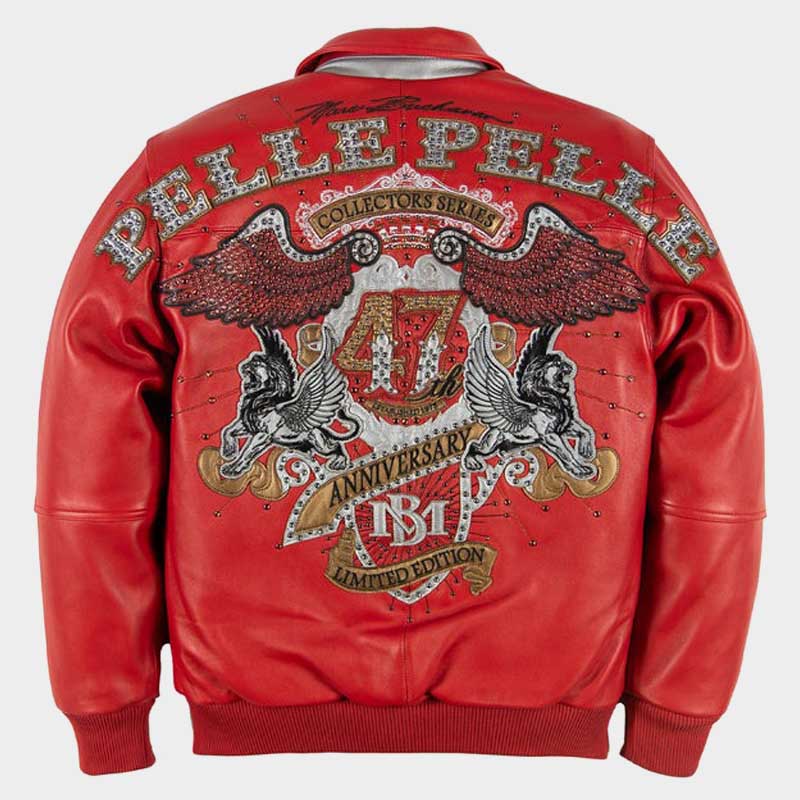 Pelle Pelle New Red 47th Collectors Series Jacket