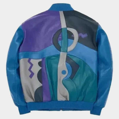 Pelle Pelle Picasso Plush Handmade Genuine Cowhide Leather Bomber Jacket for Men