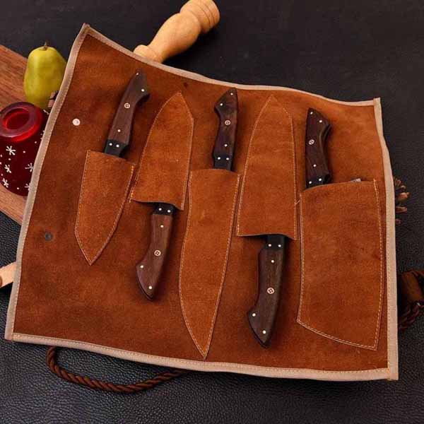 Shop Personalized Damascus Steel Chef Knife Set Online at Jackets Kingdom