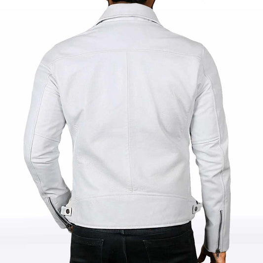 Pure Lambskin Biker Moto Jacket for Men - Jackets Kingdom