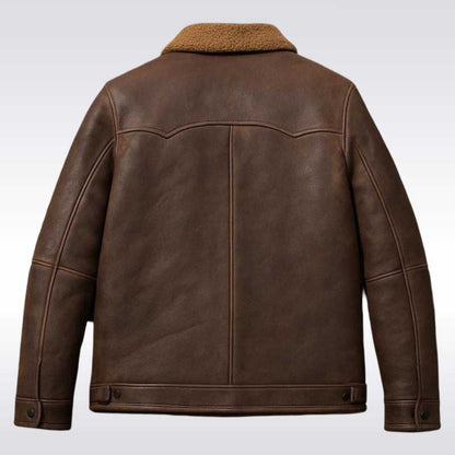 Rancher’s Leather Shearling Jacket Men