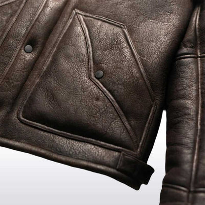 Rancher’s Leather Shearling Jacket Men