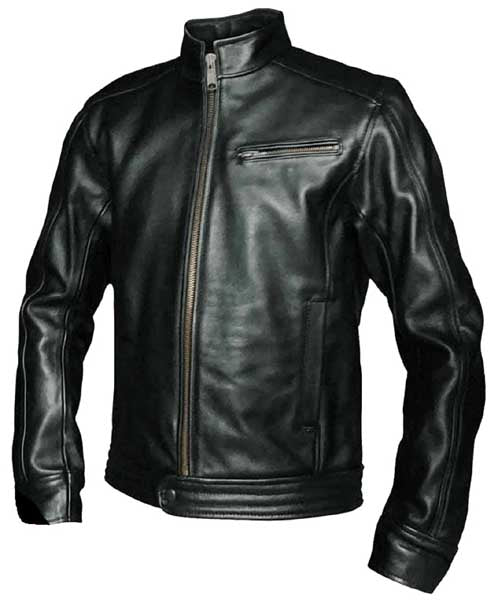 Resident Evil Infinite Darkness Black Genuine Leather Bomber Jacket