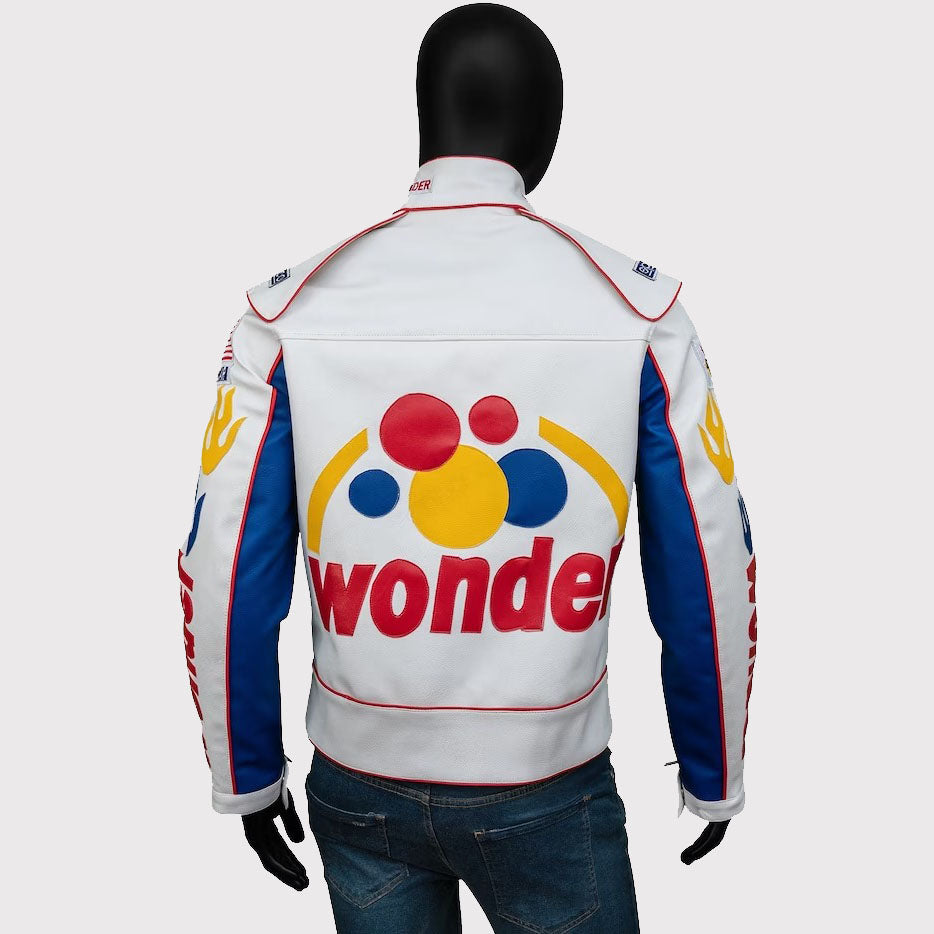 The Ballad of Ricky Bobby Wonder Bread Costume Racing Jacket for Men