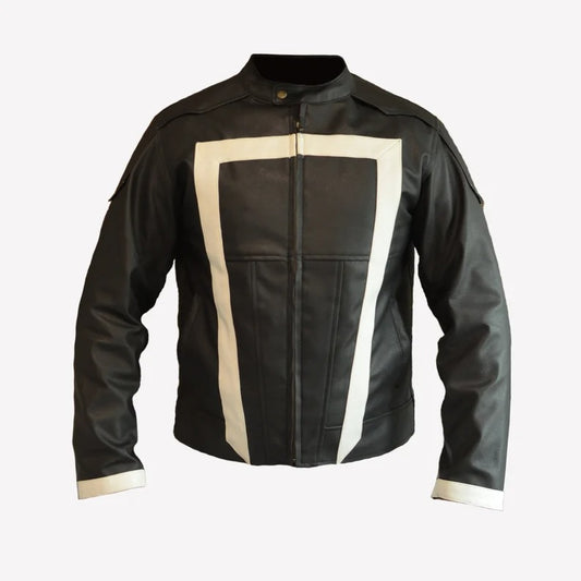 Robbie Reyes Ghost Rider Black Leather Jacket
