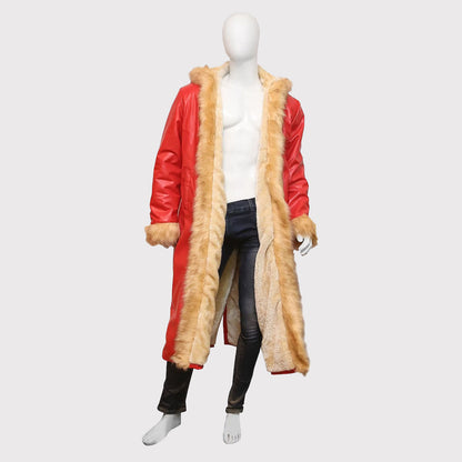 Santa Claus Shearling Leather Fur Coat - The Christmas Chronicles