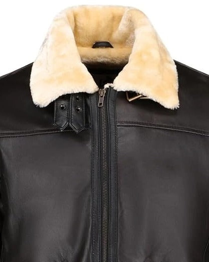 Sheepskin Shearling Aviator Jacket