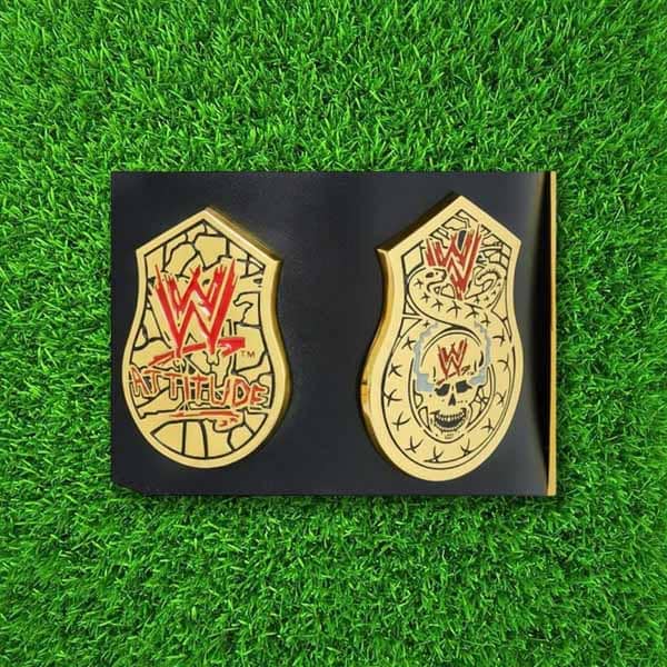 Stone Cold Smoking Skull Wrestling Championship Belt with Genuine Leather Strap