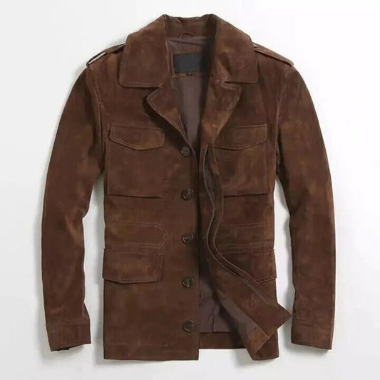 suede blazer jacket