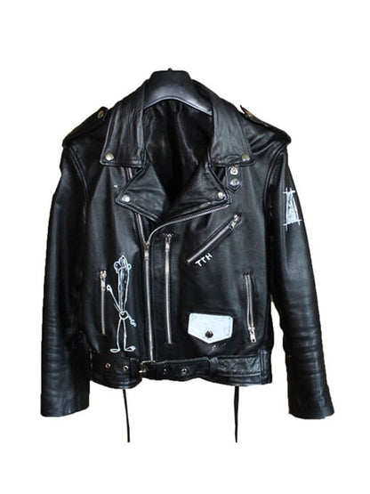 these things happen when its dark out leather jacket