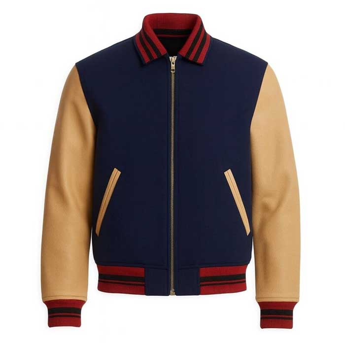 Will Byers Season 5 Retro 80s Varsity Bomber Jacket