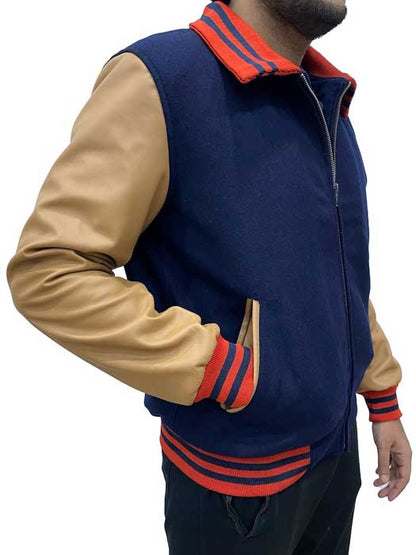 Will Byers Season 5 Retro 80s Varsity Bomber Jacket