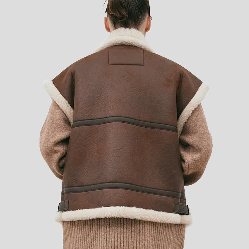 Sheepskin Leather Vest