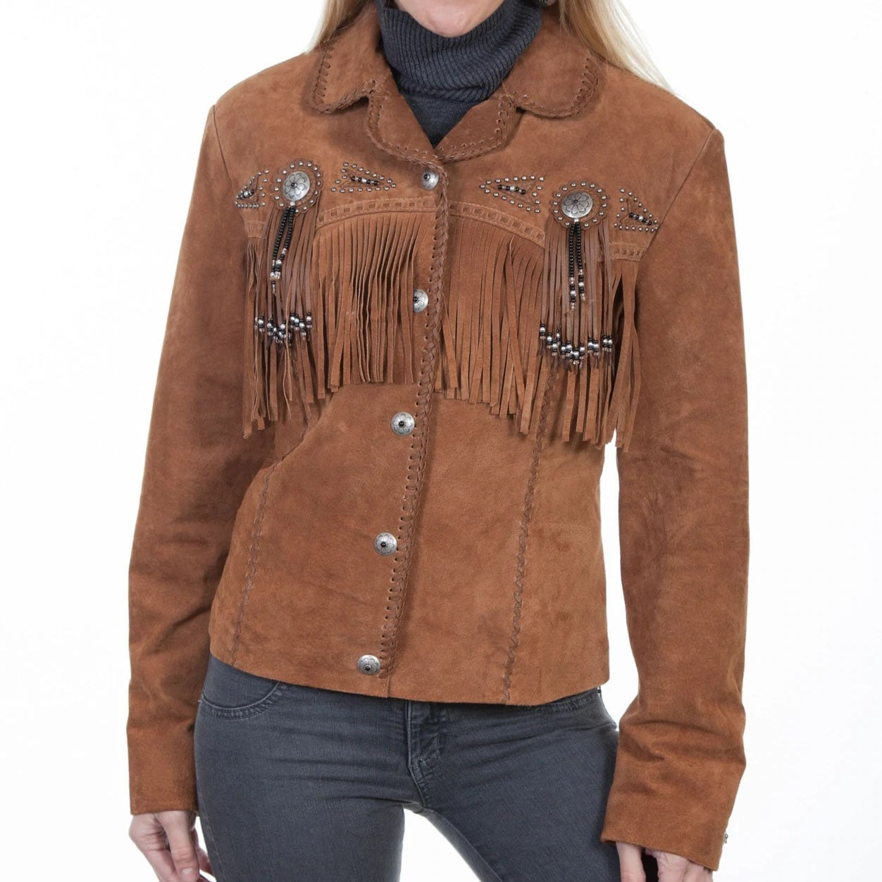 Women's Cinnamon Boar Suede Jacket