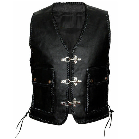 Native American Motorcycle Leather Vest