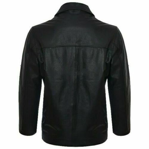Men's Full Sleeves Lambskin Leather Shirt