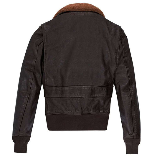 Naval Aviator’s Shearling Pilot Leather Jacket Mens