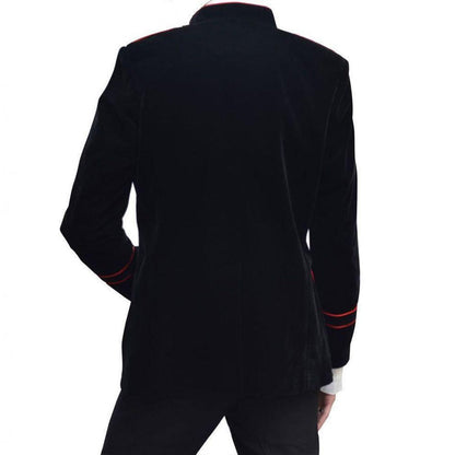 Steampunk Vintage Military Velvet Jacket