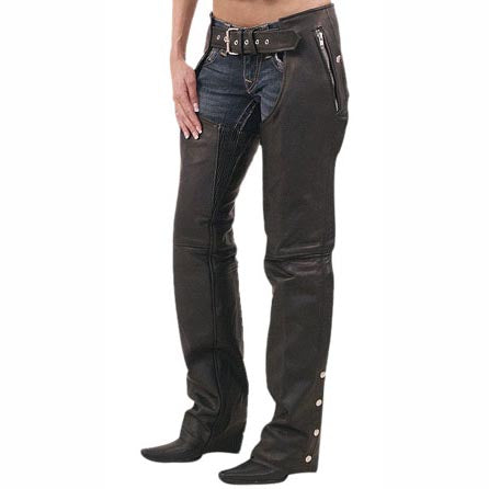 Women's Straight Fit Leather Chap